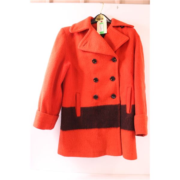 * Mohawk Brand All Wool Jacket - Made in Canada - Approx Size Medium