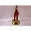 Image 3 : MCM Cat Tail Style Lamp - As Is - 29" Tall x 8" Wide - Some Wear as Pictured