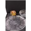 Image 2 : (6) Glass Serving Bowls - Assorted Sizes & Corn Themed Tea Light Candle Holder