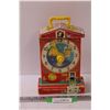 Image 1 : Fisher Price Teaching Clock Children's Toy - Retro