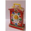 Image 4 : Fisher Price Teaching Clock Children's Toy - Retro