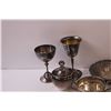 Image 2 : Silver Plated Dishes, Goblets, Sugar & Creamer Sets, Bowl, Misc
