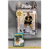 Image 1 : (2) Terry O'Reilly Vintage Hockey Figurines NIB & 1979-80 Terry O'Reilly O-Pee-Chee Hockey Card