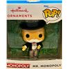 Image 2 : Funko Pop "Mr. Monopoly" Hallmark Ornaments NIB