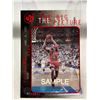 Image 2 : Michael Jordan Rare Clear Cut Sample Card Upper Deck 1997 in Top loader