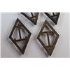 Image 3 : (4) Antique Taylor Forbes Iron Trivets