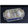 Image 2 : Antique French Shell Sewing Box with Two Oriental Pin Cushions
