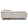 Image 2 : ARTICLE - Timber Corner Sectional, Rain Cloud Gray, Only BOX 2/3