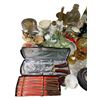 Image 2 : Large group of misc. Vintage Tableware & Decorative items - includes oil lamps/Crystalware/plates et