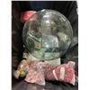 Image 2 : Group lot of misc. Items - includes a box full of Car Maintenance Products/Decorative Large Glass Bu