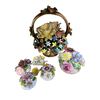 Image 8 : Antique Porcelain Group - includes a Limoges Perfume Set sold for $165 at the Lion's Antique Market/