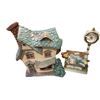 Image 2 : Group of assorted Decors - includes Crystalware/Melody in Motion Wall Street Willie Figurine/Disney 