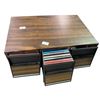 Image 2 : Vintage 19 Wood CD Storage Drawers - includes approx. 50. CD