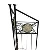 Image 2 : Set of 2 3 Tiers Metal Corner Shelves