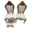 Image 2 : Set of 4 Modern Dining Chairs - Excellent Condition