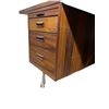 Image 2 : Mid-Century Modern Executive Wooden Desk - key is missing