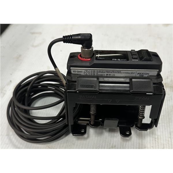 Keyence #FD-Q50C Flow Meter Clamp-on Flow Sensor Ultrasonic