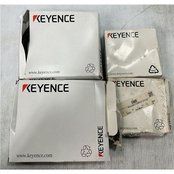 Lot of (4) Misc. Keyence Sensors