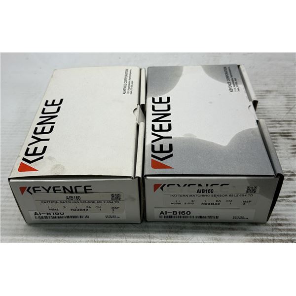 (2) Keyence #AI=B160 Sensors