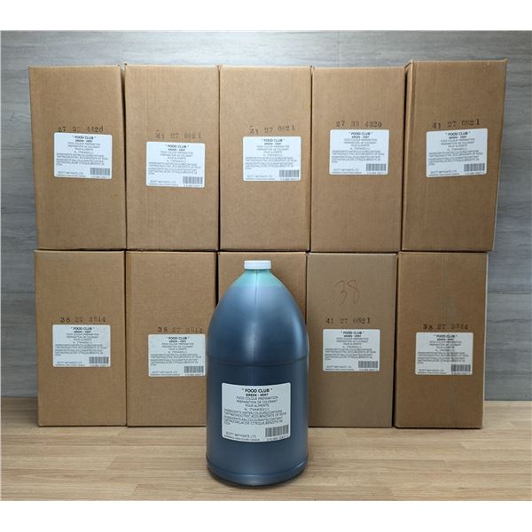 Food Club Green Food Color Preparation, 4L, Lot of 10 (10 Cases) | L11-4