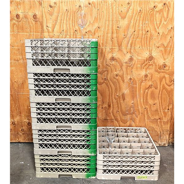Assorted Glass Racks & Glasses - Lot of 241pcs | Grack-3/R9
