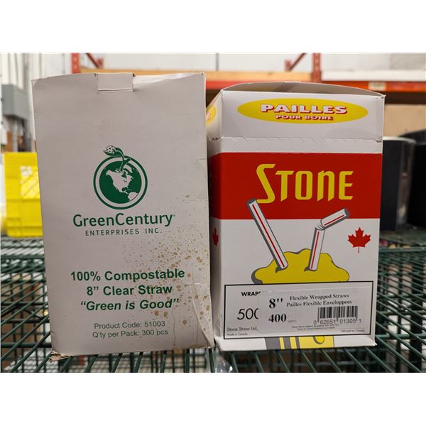 Assorted 8" Straws - Approx.700 pc ( 2 box ) | EC1