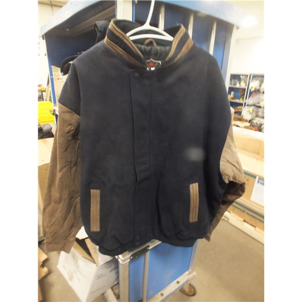 2XL Blue & Brown Jacket