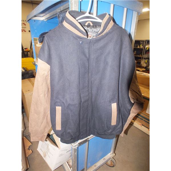 2XL Blue & Brown Jacket