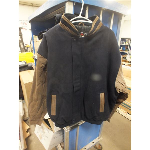 2XL Blue & Brown Jacket