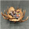 Image 2 : Moose Antler Log/Magazine/Blanket Rack