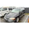 Image 1 : 2001 FORD WINDSTAR LIMITED LX, 4DR 6 PASS VAN, BLACK, VIN 2FMDA58431BA93823