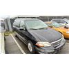 Image 2 : 2001 FORD WINDSTAR LIMITED LX, 4DR 6 PASS VAN, BLACK, VIN 2FMDA58431BA93823