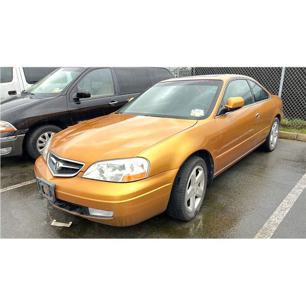 2001 ACURA 3.2 STYPE, 2DR COUP,E GOLD, VIN 19UYA42621A801017