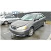 Image 1 : 2007 TOYOTA COROLLA CE, 4DR SEDAN, GREY, VIN 2T1BR32E57C819059