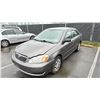 Image 2 : 2007 TOYOTA COROLLA CE, 4DR SEDAN, GREY, VIN 2T1BR32E57C819059