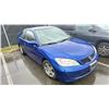 Image 2 : 2004 HONDA CIVIC SI, 2DR COUPE, BLUE, VIN 1HGEM229X4L809075