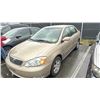 Image 1 : 2005 TOYOTA COROLLA LE, 4DR SEDAN, GOLD, VIN 2T1BR32E95C870853