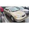Image 2 : 2005 TOYOTA COROLLA LE, 4DR SEDAN, GOLD, VIN 2T1BR32E95C870853