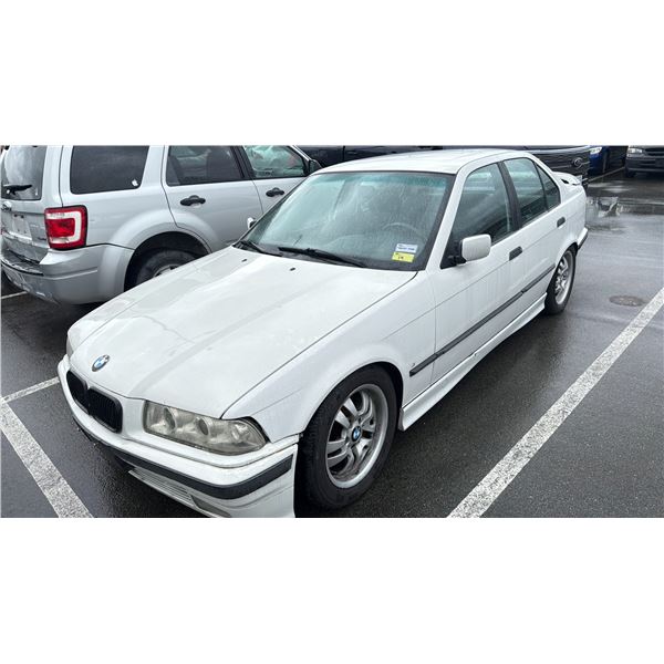 1997 BMW 318I, 4DR SEDAN, WHITE, VIN WBACC0329VEK24070