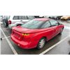 Image 3 : 2002 SATURN SC1, 3DR COUPE, RED, VIN 1G8ZP12842Z297102