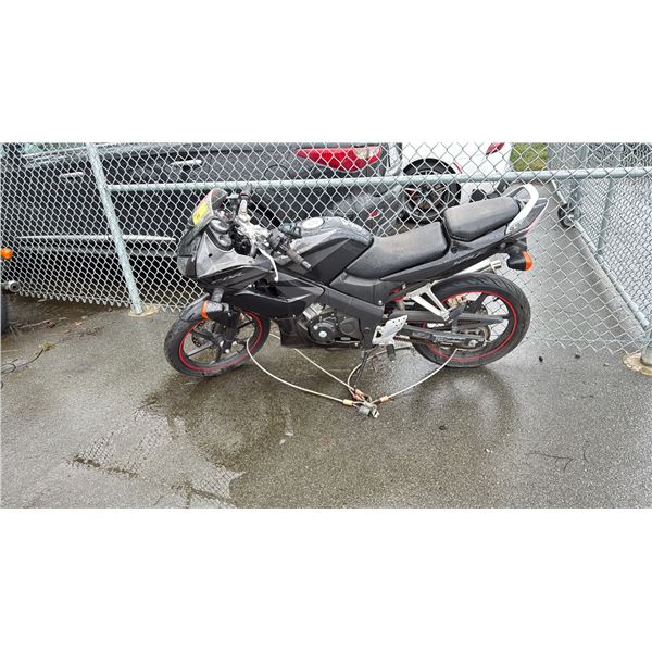 2007 HONDA CBR, MOTORCYCLE, BLACK, VIN MLHJC392775001576