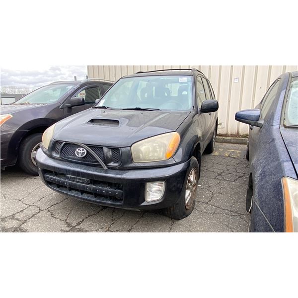 2003 TOYOTA RAV4 4DR SW, BLACK, VIN JTEHH20V636088357