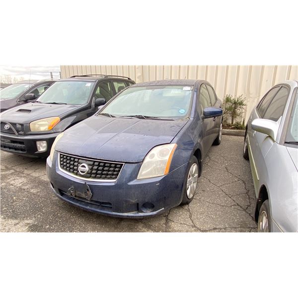 2009 NISSAN SENTRA 4DR SEDAN, BLUE, VIN 3N1AB61E79L682812