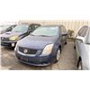 Image 1 : 2009 NISSAN SENTRA 4DR SEDAN, BLUE, VIN 3N1AB61E79L682812