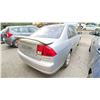 Image 3 : 2003 HONDA CIVIC 4DR SEDAN, GREY, VIN 2HGES158X3H918649
