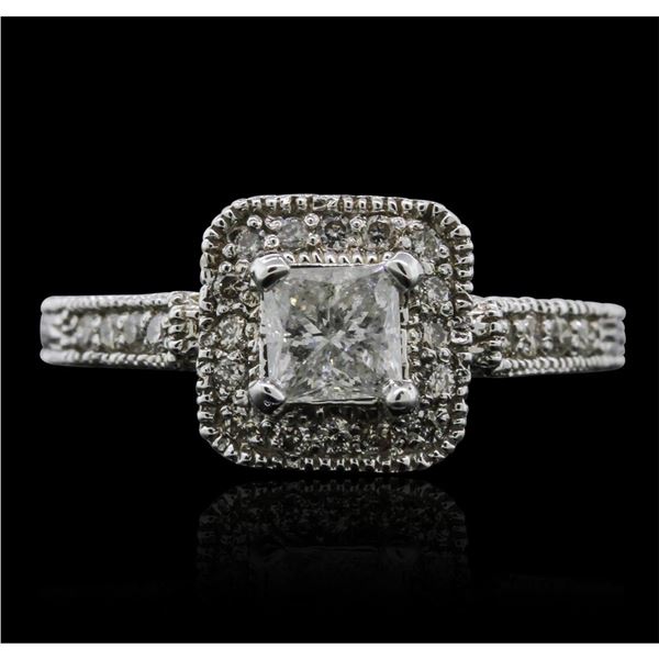 No Bidding - 14KT White Gold 1.33ctw Diamond Ring A7882