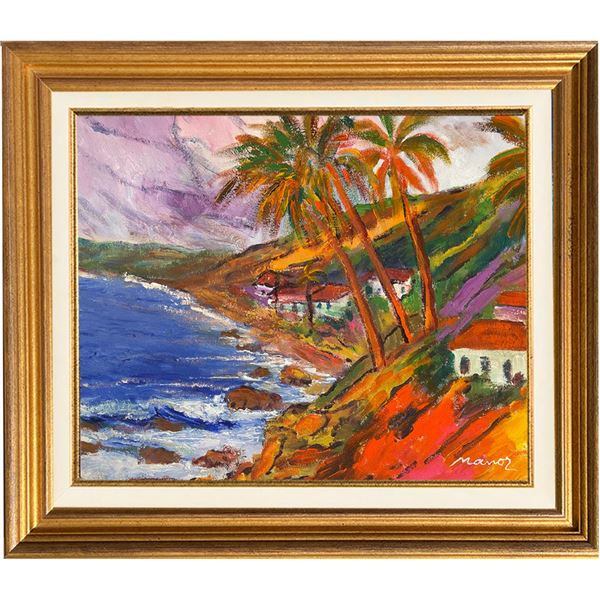 Slanting Palms by Manor Shadian