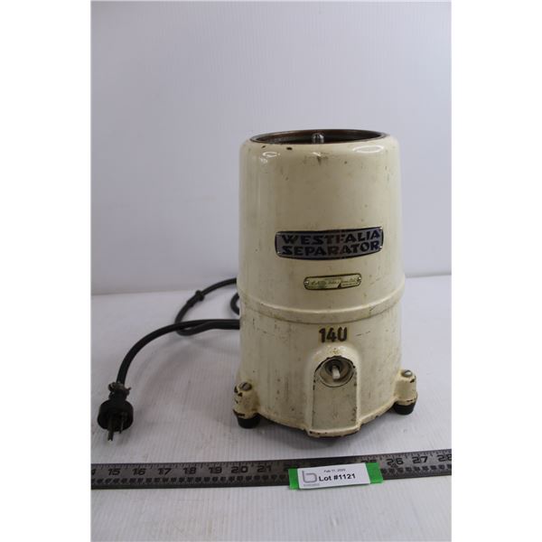 Vintage Westfalia Cream Separator Motor - Tested 12" Tall