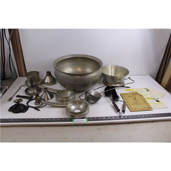 Vintage Westfalia Cream Separator Hardware with Original Instructions