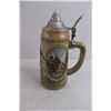Image 2 : Anheuser-Busch Inc. "King of Beers" Ceramic Beer Stein with Metal Lid